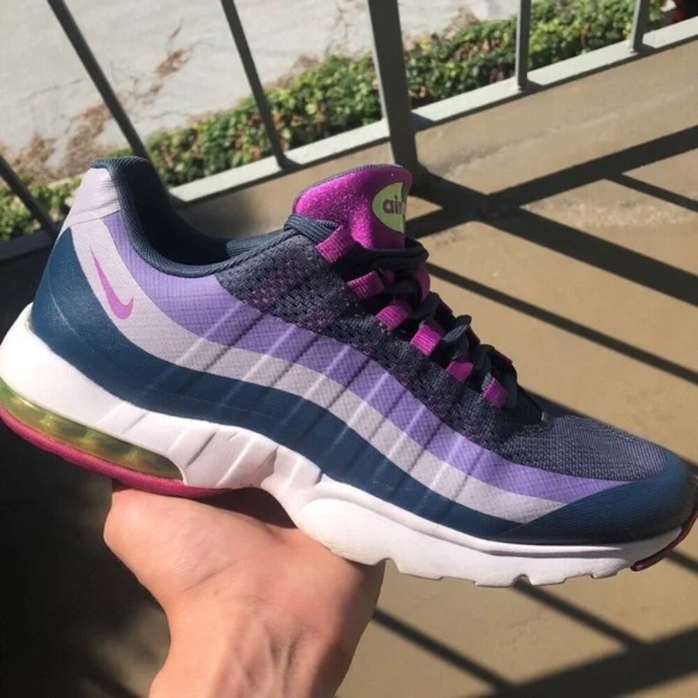 Nike Air Max 95 Ultra Squadron Purple Athletic Sneaker Shoes Women’s size 9.5
